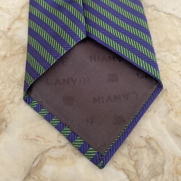 Lanvin 100% Silk Tie - Picture 5 of 7